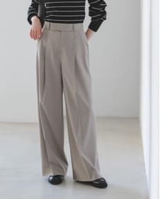 NOBLE ノーブル エステルツイルストレッチスラックスパンツ 38 - メルカリ