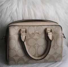 COACH シグネチャー ミニローアン 2wayバッグ ボストン コーチのサムネイル