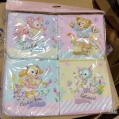 カムファインドスプリング　ダッフィー＆フレンズ ミニタオル 4枚セットのサムネイル