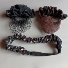 シニヨンカバー ヘアクリップ 3点セットのサムネイル