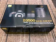 Nikon D3500 一眼レフカメラ 18-55VR Kit 望遠レンズ付属のサムネイル
