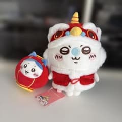 ちいかわ ぬいぐるみ 獅子舞 だるま 2点セットのサムネイル