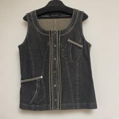 nuovo✖️nuovo ベスト　ジーンズ風　ストレッチありのサムネイル