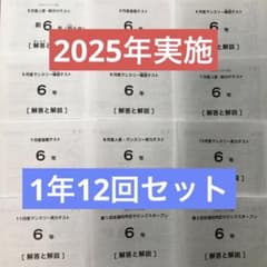 最新サピックス6年2026年度生1年12回セット 原本❗️ - メルカリ