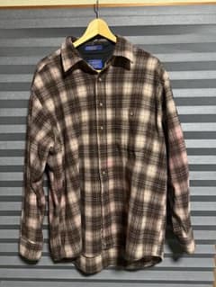 90s Pendleton チェックウールシャツのサムネイル