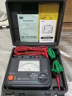 高圧メガ2024年製KEW3122B KYORITSU 高圧絶縁抵抗計5000Vのサムネイル