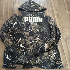 PUMA 迷彩柄 フード付きパーカー 160のサムネイル