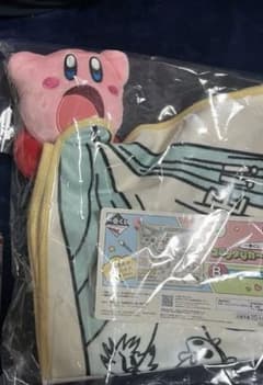 カービィ　1番くじ　B賞　ブランケット　コミックなカービィ＆フレンズのサムネイル
