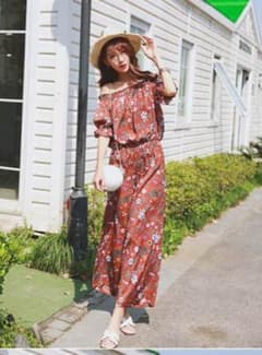 オールインワン 花柄のサムネイル