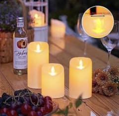 LEDキャンドル 3本セット S M Lサイズのサムネイル