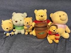 くまのプーさん ぬいぐるみ 6点セットのサムネイル