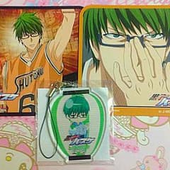 黒バス 緑間 J-WORLD 納涼ガラポン アクリルストラップ コースターのサムネイル