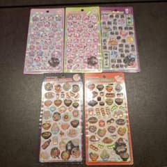 和柄　正規品　BONBON DROP シール 5種セット ぷっくり 立体感のサムネイル