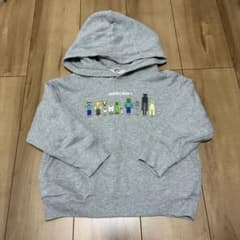 キッズ パーカー MINECRAFT グレー　UNIQLO 110のサムネイル