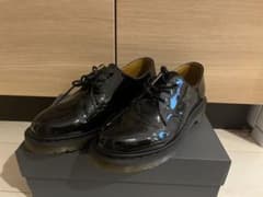 ☆未使用に近い☆BEAMS別注 Dr.martens パテントシューズ 黒のサムネイル