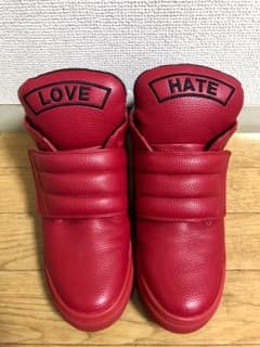 激レアLOVE HATE スニーカーレッド SKY-HI日高光啓AAAのサムネイル