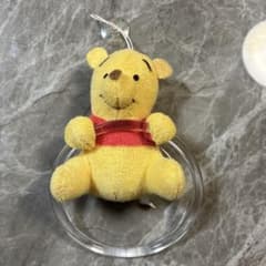 くまのプーさん ぬいぐるみ 吸盤付き タオル掛けのサムネイル