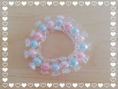 ハンドメイド♡ ゆめかわブレスレット♡ キャンディのサムネイル
