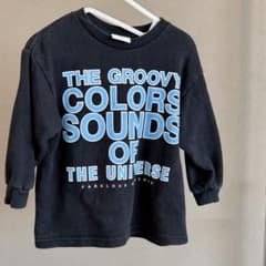 GROOVY COLORS ブラック トレーナーのサムネイル