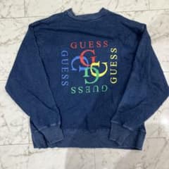 GUESS ダークブルー スウェットのサムネイル