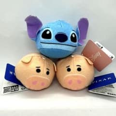 ディズニー&ピクサーキャラクター　プチプチドームvol.3 ぬいぐるみ　3点