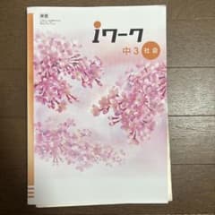 iワーク 中3 社会 解答・解説付きのサムネイル