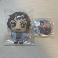 SEGAラッキーくじコナン F賞 I賞 世良真純 ぬいぐるみマスコット 缶バッジのサムネイル