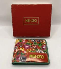 KENZO 花柄 二つ折り財布 箱付きのサムネイル
