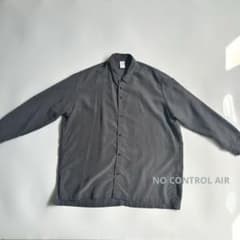 美品 NO CONTROL AIR 襟付きシャツ ピーチスキン XS グレー - メルカリ