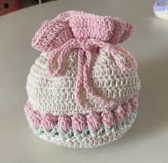 【ハンドメイド】チューリップ巾着のサムネイル