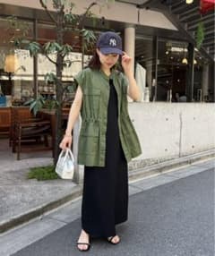 スタンドネックミリタリーベストのサムネイル