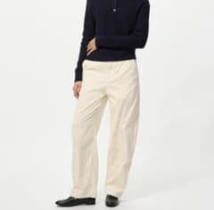 UNIQLO コーデュロイカーブパンツ S オフホワイト - メルカリ