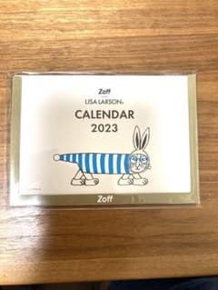 新品未使用★Zoff×リサラーソン  卓上カレンダー2023のサムネイル