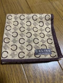 CELINE セリーヌ ハンカチ マカダム柄 ベージュのサムネイル