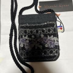 Masaki Kyoko ショルダーバッグ 黒とグレーのサムネイル