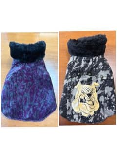 犬服コート リバーシブルジャンバー　美品のサムネイル