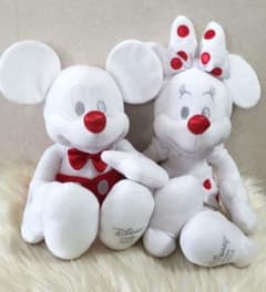 ディズニーストア•クリスマス限定2013年 ホワイトミッキー&ミニー 