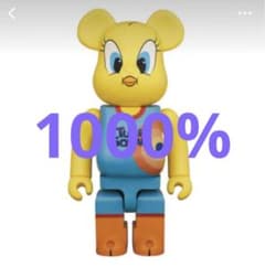 ベアブリック　スペースジャム　tweety 1000%のサムネイル