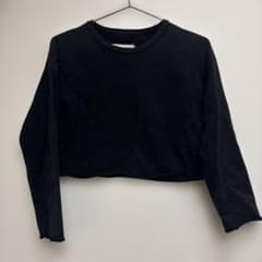MM6 黒ショート丈スウェット2000年代前半 - メルカリ