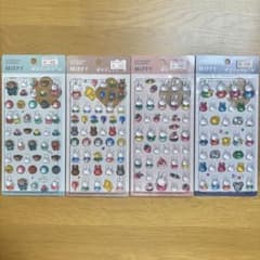 国内正規品　ぽてジェムシール　ミッフィー　4種セットのサムネイル