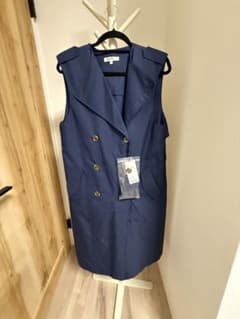 MOUSSY ネイビー ダブルボタン ベストのサムネイル