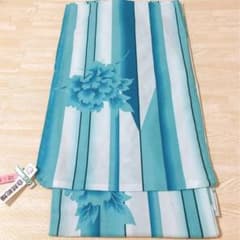 浴衣 ターコイズ ブルー × 矢絣のサムネイル