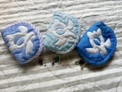 ハンドメイド ハワイアンキルトポーチ 3点セットのサムネイル