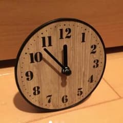 ライトウッド調 人気 クロック コンパクト置き.掛け時計のサムネイル