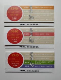 ◆上野駅 絵入り特急ヘッドプレート記念入場券 3セット（計18枚）のサムネイル
