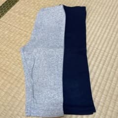 無印良品　7部丈キッズパンツ　2本セットのサムネイル