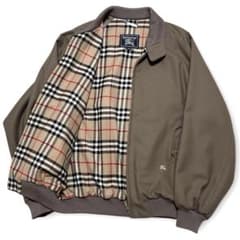 割引済！90s BURBERRY スウィングトップ ハリントンジャケット G9