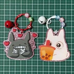 토토로 아크릴 키링 2 개 세트
