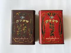 戦前 サクマ式 ドロップス チョコレートドロップス 缶 - メルカリ