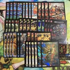 リースボルシャック 格安デッキ 1重スリーブ デュエマ 白赤緑